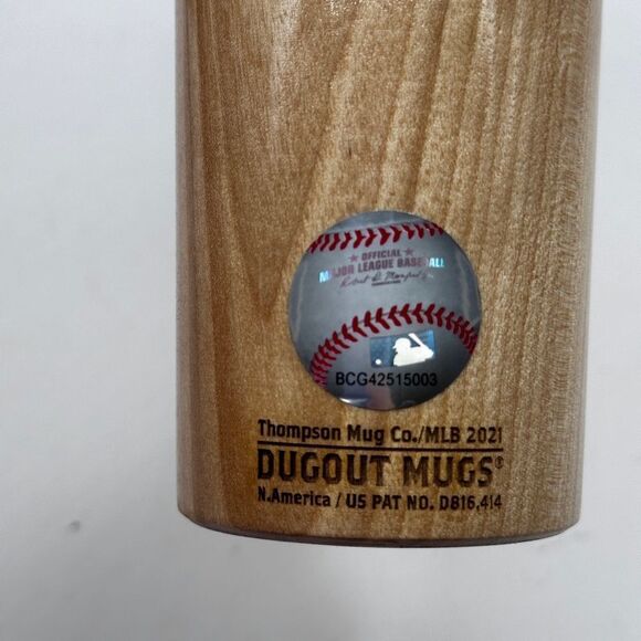 Dugout Mugs Tampa Bay Rays Wooden Bat Mug - Picture 2 of 7